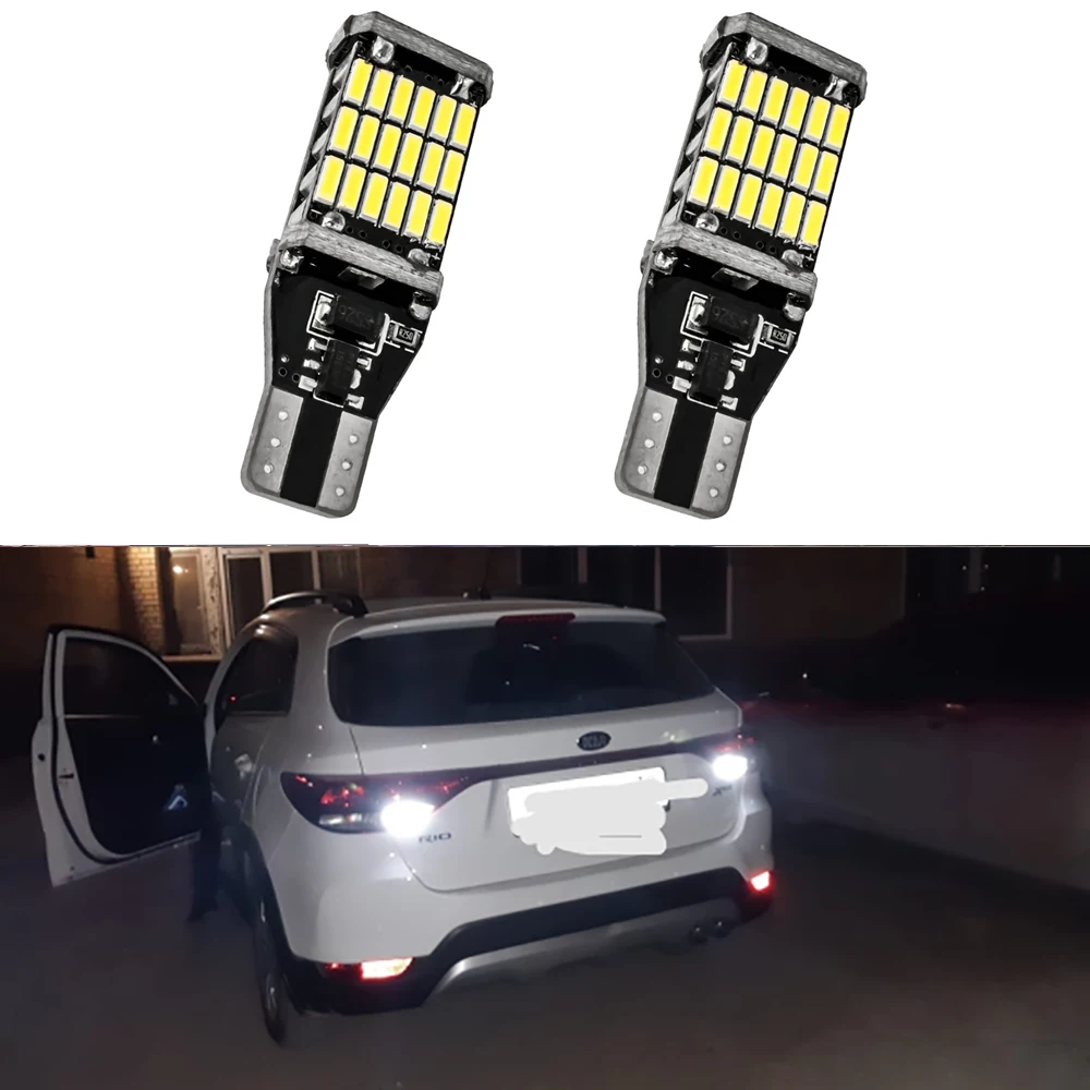 2x T15 W16W Светодиодная лампа Canbus для Kia Rio 3 2 K3 Picanto Sportage Soul Forte Optima Ceed Sorento