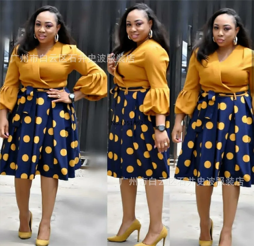 Новинка 2020 летнее элегантное модное стильное платье из полиэстера в африканском