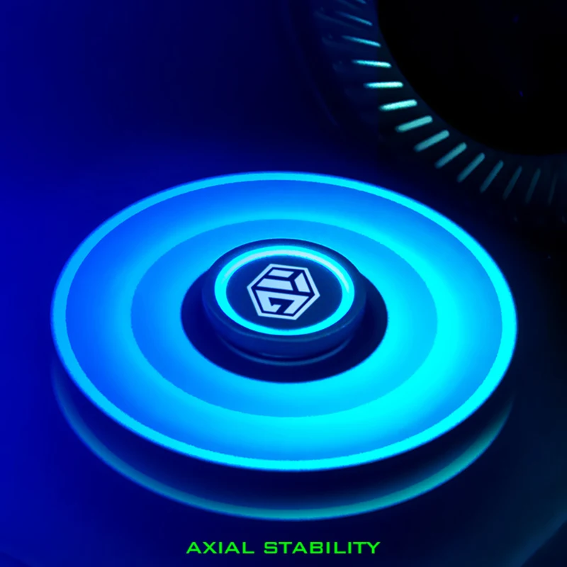 Spinner giratorio luminoso de mano para adultos, juguete de aleaci&oacute;n de Metal, rodamiento silencioso R188, giroscopio noctilucente para alivio del estr&eacute;s-1