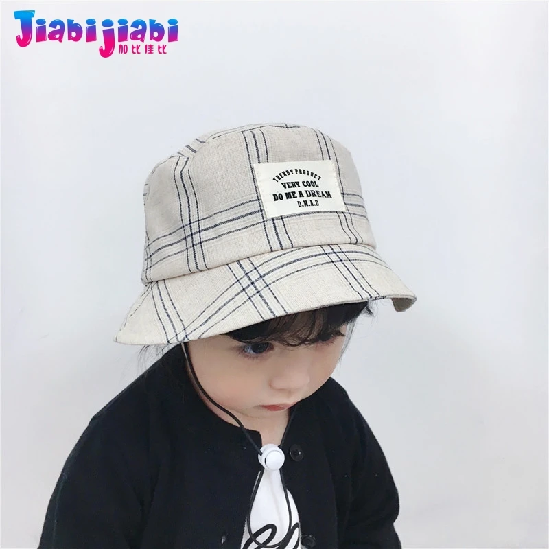 Панама для малышей весенне-летний тонкий тканевый детский солнцезащитный экран