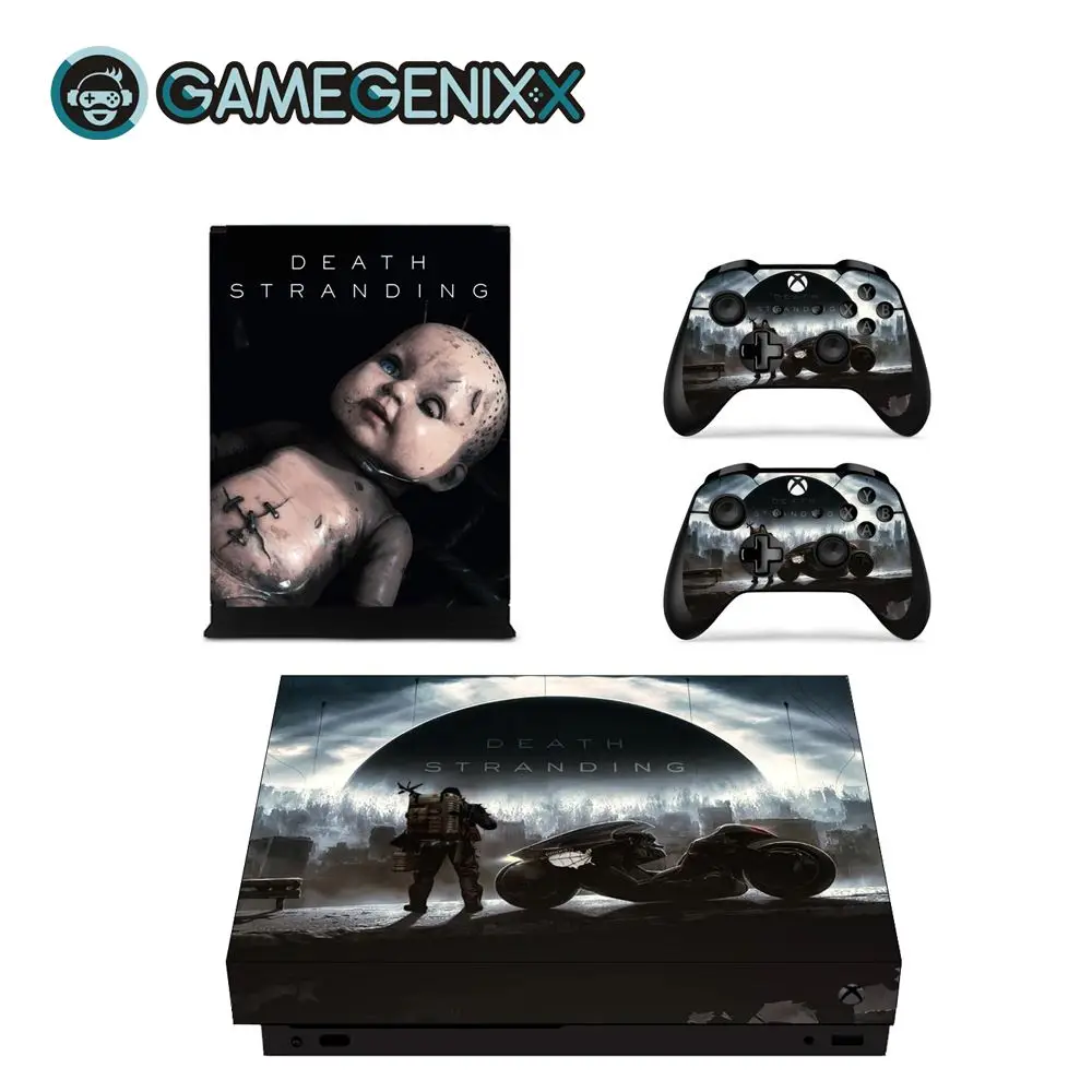 Наклейка GAMEGENIXX виниловая оболочка полный комплект для консоли Xbox One X и 2