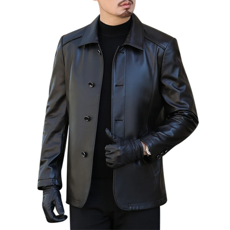 

2020, Sheepskin coat men's leather coat, autumn coat, Bengal leather