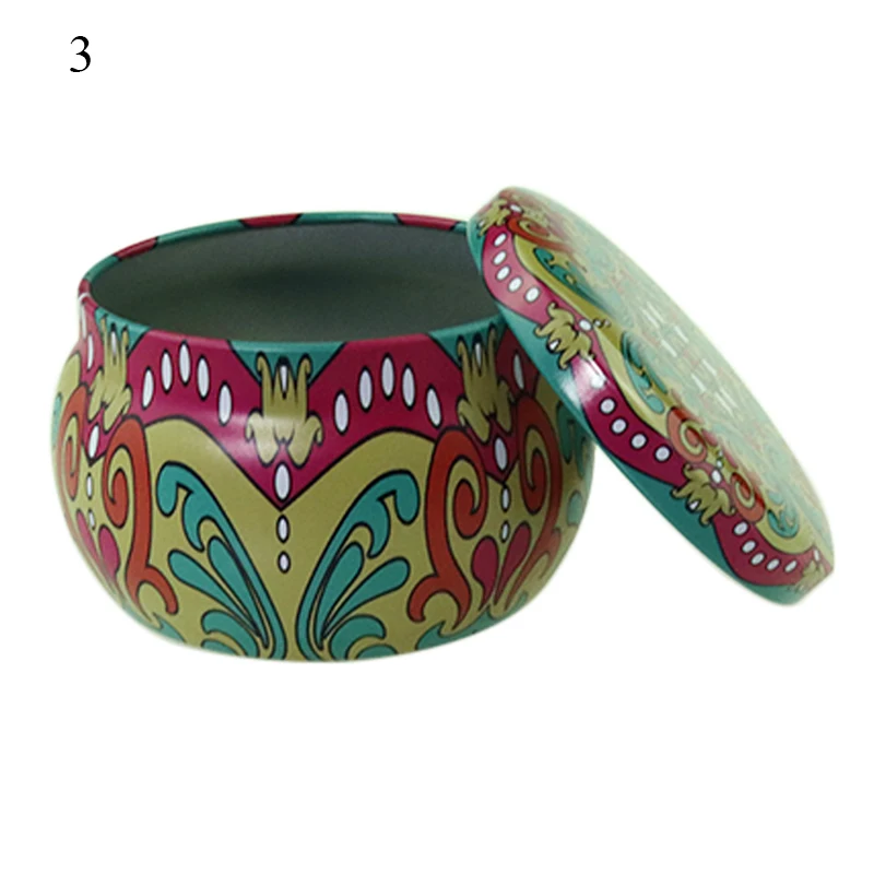 

Christmas Style Cartoon Metal Tin Jars Coffee Tea Spice Candy Jewelry Storage Case Candle Making Containers Decorations Boxes