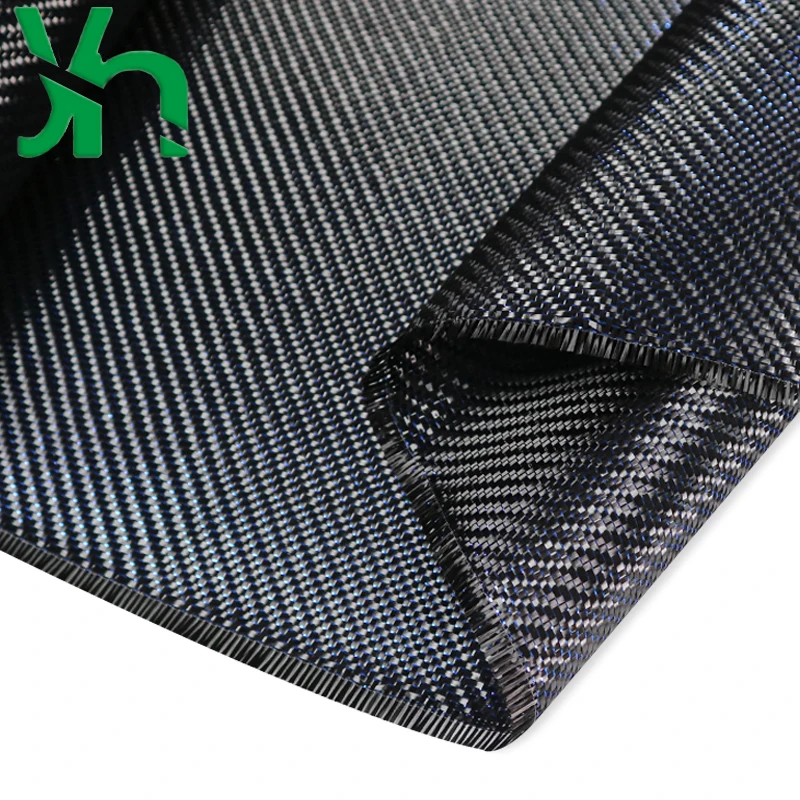 Синяя металлическая ткань из углеродного волокна подходит для пластин