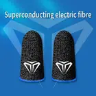 Суперпроводящие нано-технологические игровые напальчники, 1 пара, ультратонкие, устойчивые к поту, чувствительные, для мобильных игр