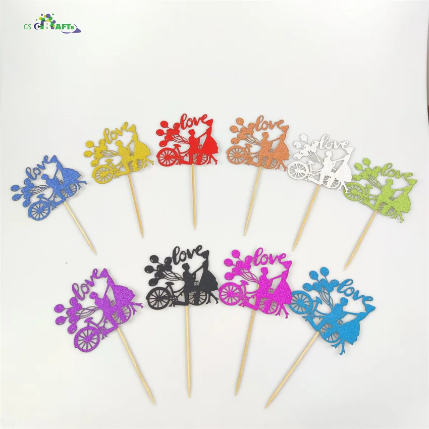 

2 шт., блестящие украшения для торта