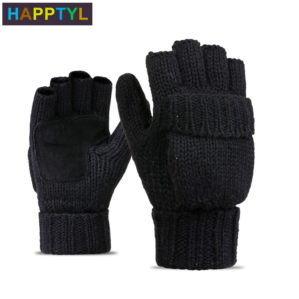 HAPPTYL1Pair мужские и женские осенне зимние уличные трикотажные толстые теплые