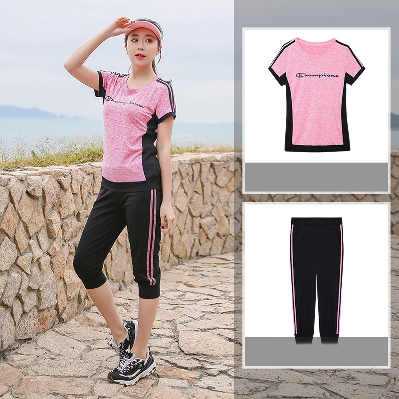 Большие размеры, L-XXXXL, спортивный костюм для женщин, женский спортивный костюм, одежда для фитнеса, спортивная одежда, набор для йоги, леггинсы для бега+ тонкая рубашка, комплект