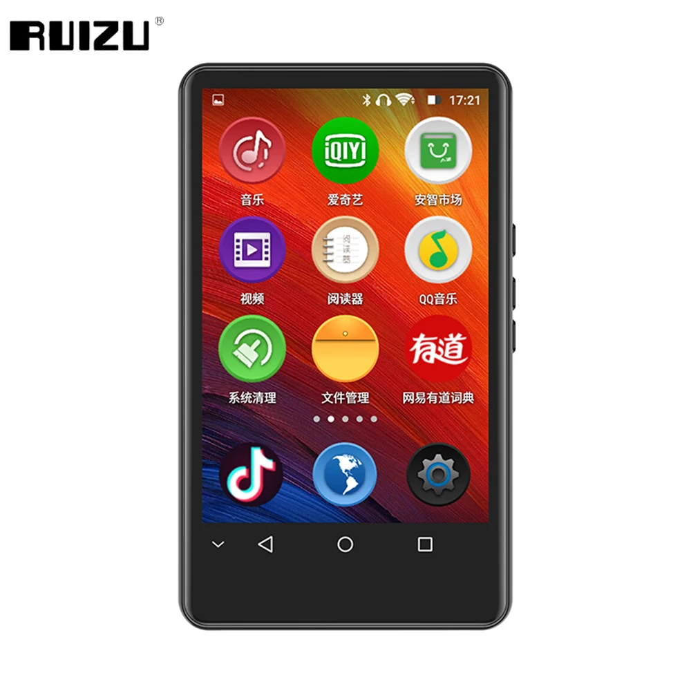 RUIZU H6 Android WiFi MP3-плеер с Bluetooth 5 0 4-дюймовым сенсорным экраном 8 ГБ/16 Гб музыкальный