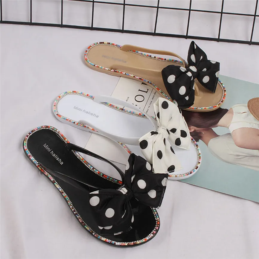 Красивая женская обувь пляжные летние женские шлепанцы с застежкой богемные