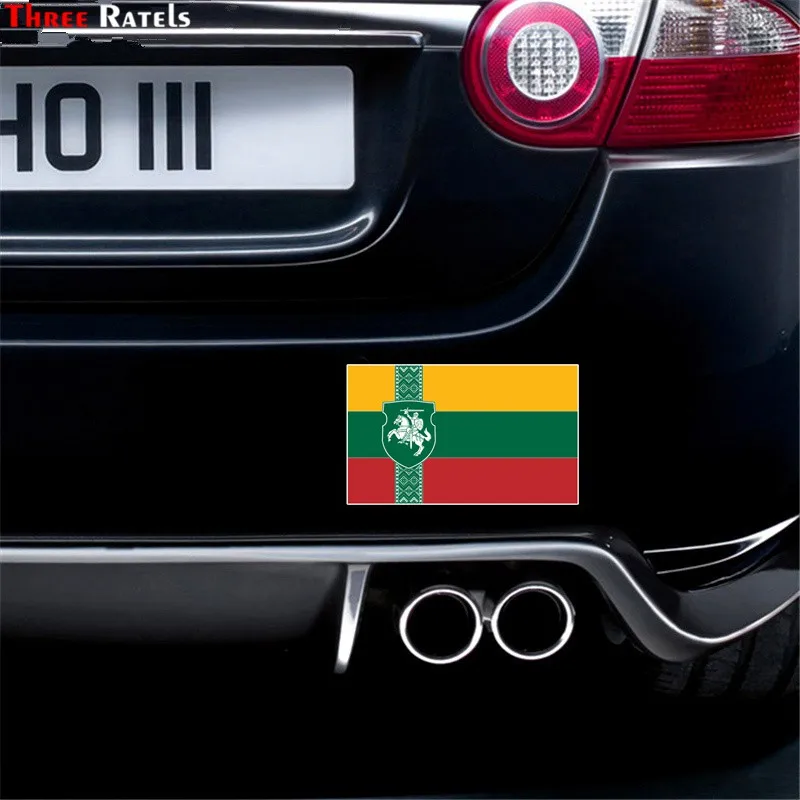 Три ratels FTC 706 # Национальный флаг эмблема герб Литва оконная Настенная Наклейка на