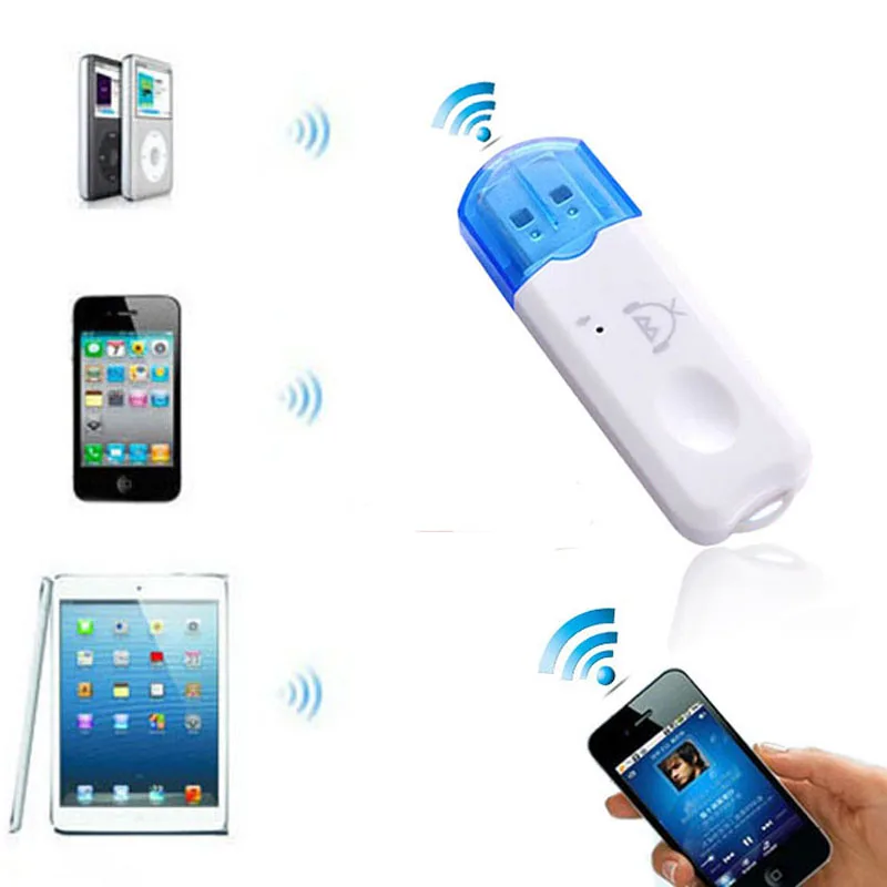D Binful Professional USB Bluetooth Stereo Audio Music Wireless Receiver Adapter for Car Home Speaker Support Handsfree Function |