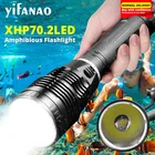 XHP50.2 мощный светодиодный фонарик для подводного плавания, яркий 30 Вт XHP50 подводный 250 м фонарь IPX8 водонепроницаемый 3T6 фонарь для дайвинга