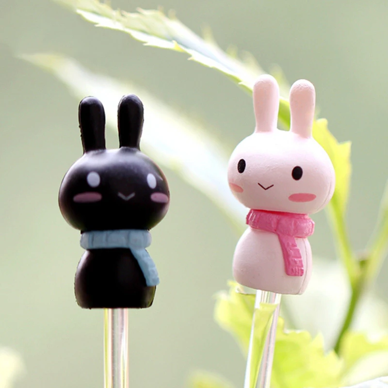 Миниатюрная пара зайчик Сказочный домик Мини садовые фигурки животных домашний