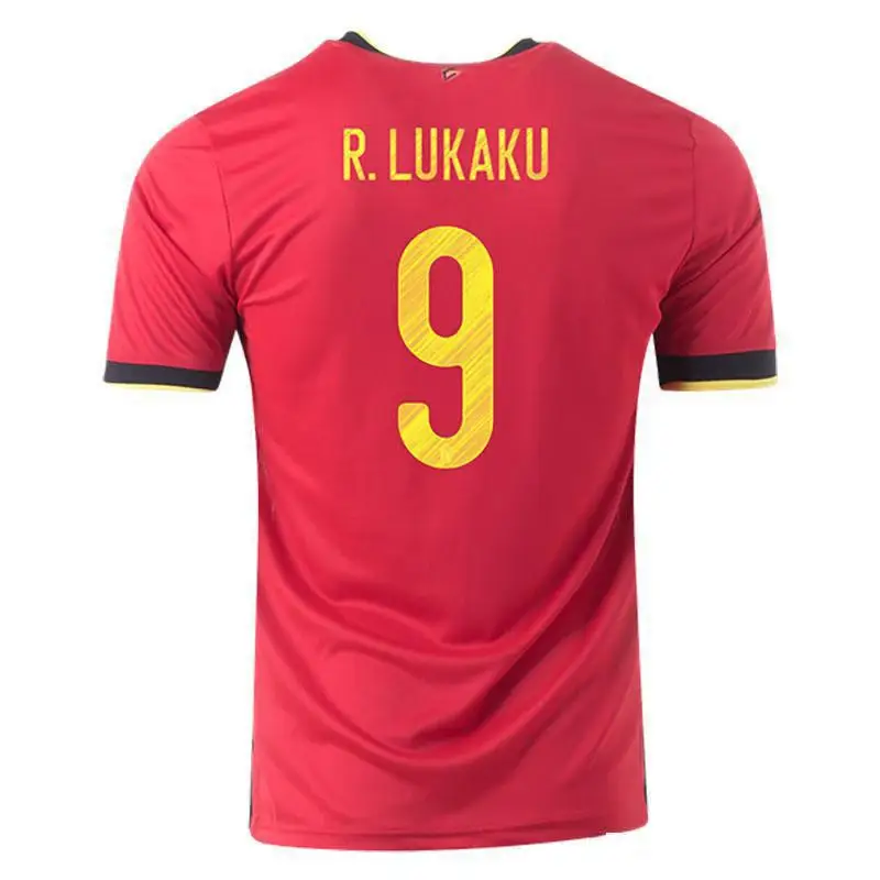 

2021 European Cup Belgian Football Jersey 21 22 man kids BATSHUAYI CARRASCO LUKAKU HAZARD DE BRUYNE H. Men Women shirt