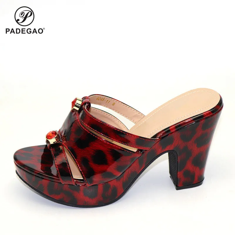 Последняя модель обуви 2020 года Новый стиль Обувь в африканском стиле Итальянские