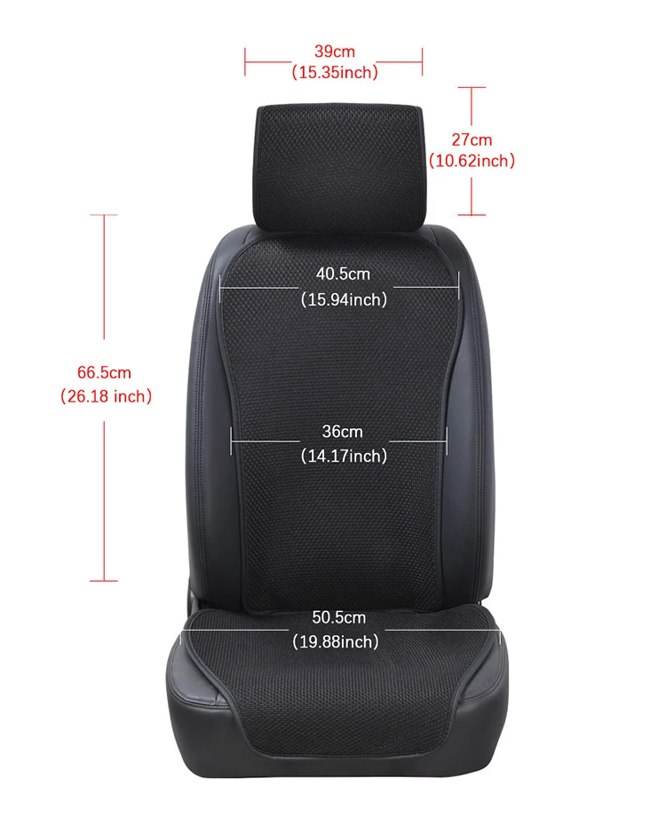 Освежающая и дышащая подушка для автомобильного сиденья AUTOYOUTH из ледяного шелка