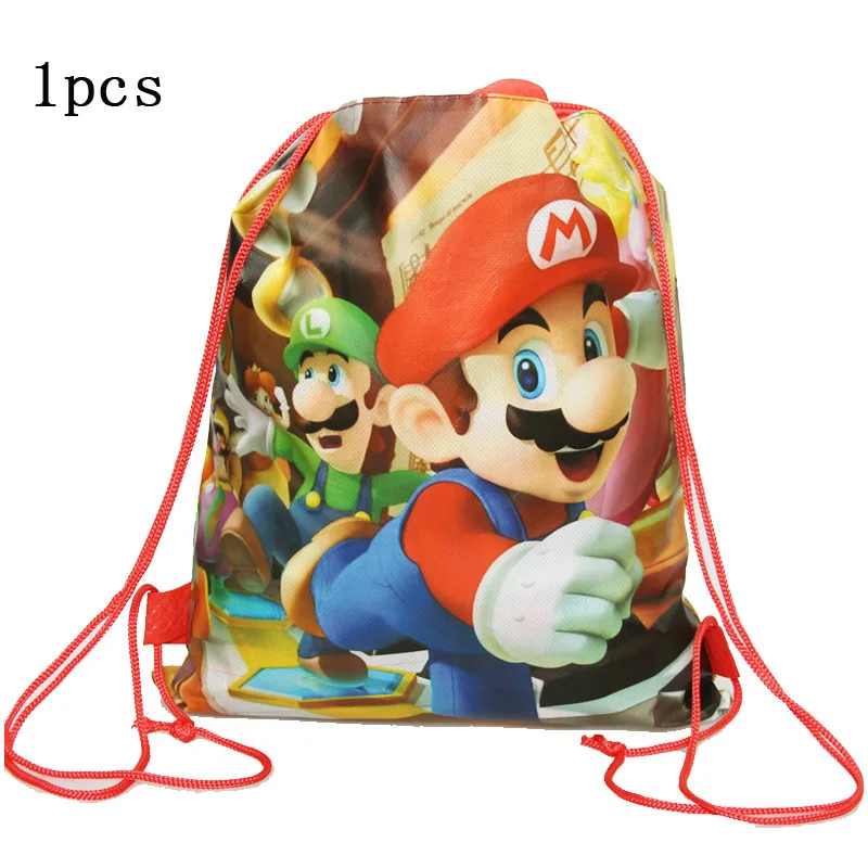 draw bag3 X 1pcs 24 шт. тема "Супер Марио" топперы для кексов с днем рождения с палочками для украшения детского душа для мальчиков - Цвет: draw bag3 X 1pcs