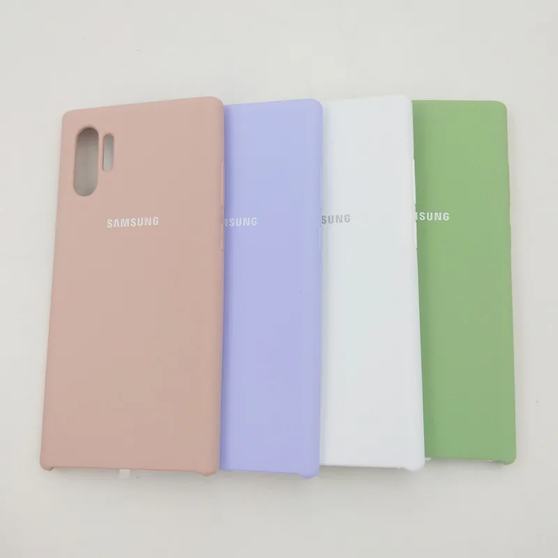 Note 10 + Оригинальный чехол для Samsung Galaxy pro из жидкого силикона шелковистая мягкая на