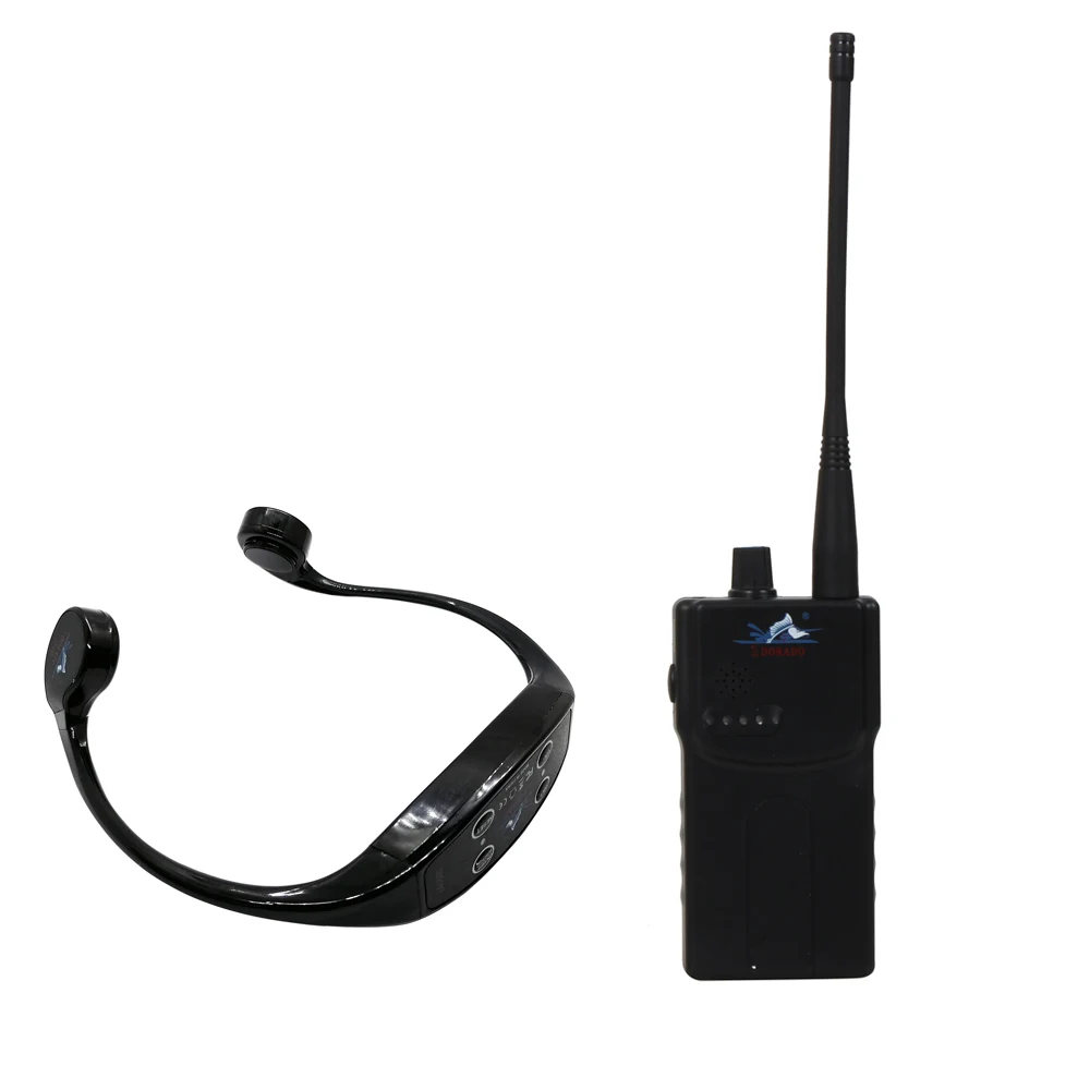 

Wireless Transmitting Swimming Water Ballet Bone Conduction Teaching Device with 1 Walkie Talkie+2 Waterproof Headphone Receiver