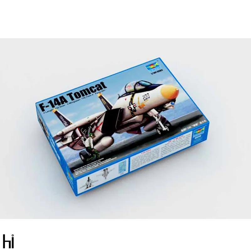 Игрушечный набор для сборки модели самолета Trumpeter 03910 1/144 F-14A Tomcat | Игрушки и хобби