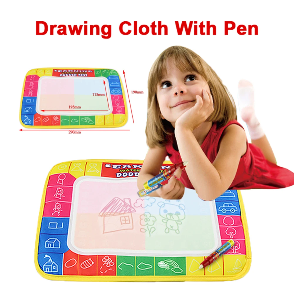 29*29 см водный коврик для рисования доска ткань игрушки детей Живопись Написание