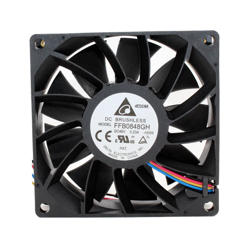 Delta Electronics FFB0848GH AM88 постоянного тока 48V 0 23 W 80x80x25 мм 4 провод Сервер вентилятор