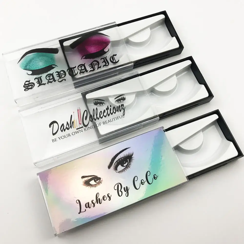 Оптовая продажа 3d чехол для ресниц из норки коробка упаковки коробки упаковка с