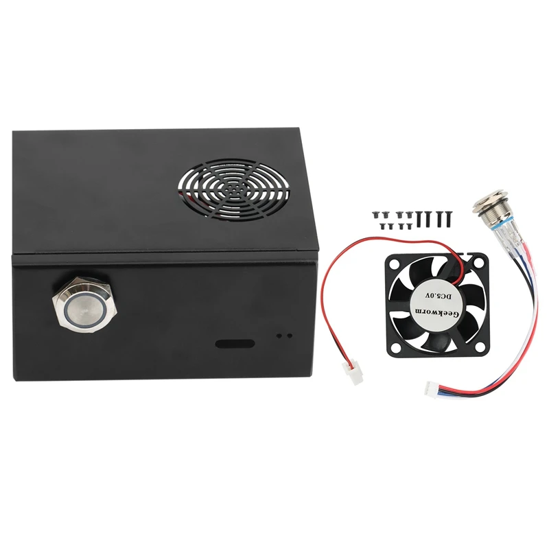 

X857-C3 Expansion Board Shell Matching Metal Case / Enclosure For Raspberry Pi 4B & X857 V2.0/ X862 V2.0 / X873 & X735