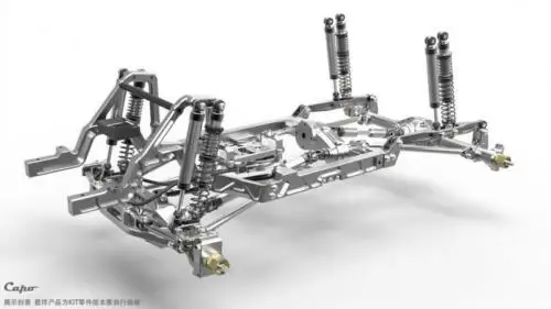 Капо 1/8 Масштаб RC автомобиль JKMAX KIT-E гусеничный радио 320A ESC Мотор сервопривод THZH0173 металлический шасси модель THZH0173