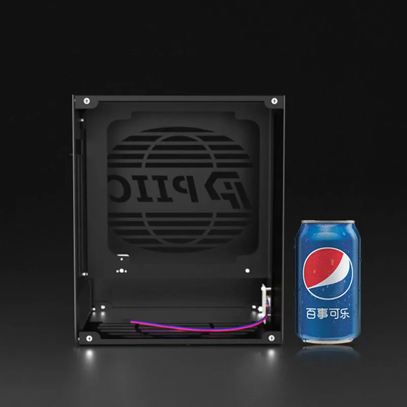 Чехол для ПК ITX полностью алюминиевый мини-безопасный корпус с поддержкой 1U FLEX PSU