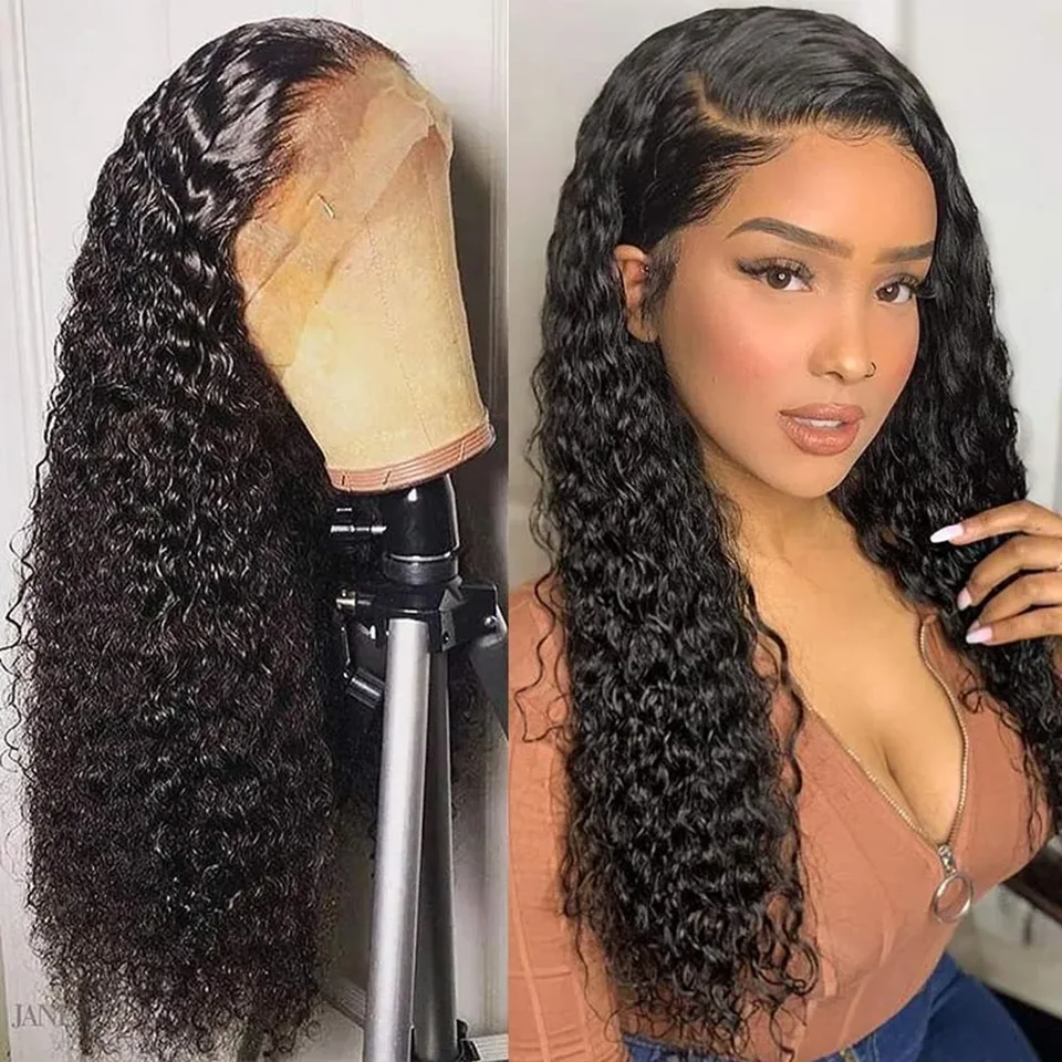 

Haever 30 Inch 13x4 Lace Frontal Wig Curly Human Hair Wigs Brazilian Curly Wave 4X4/5X5 Lace Closure Wig PrePlucked Wig For Wome
