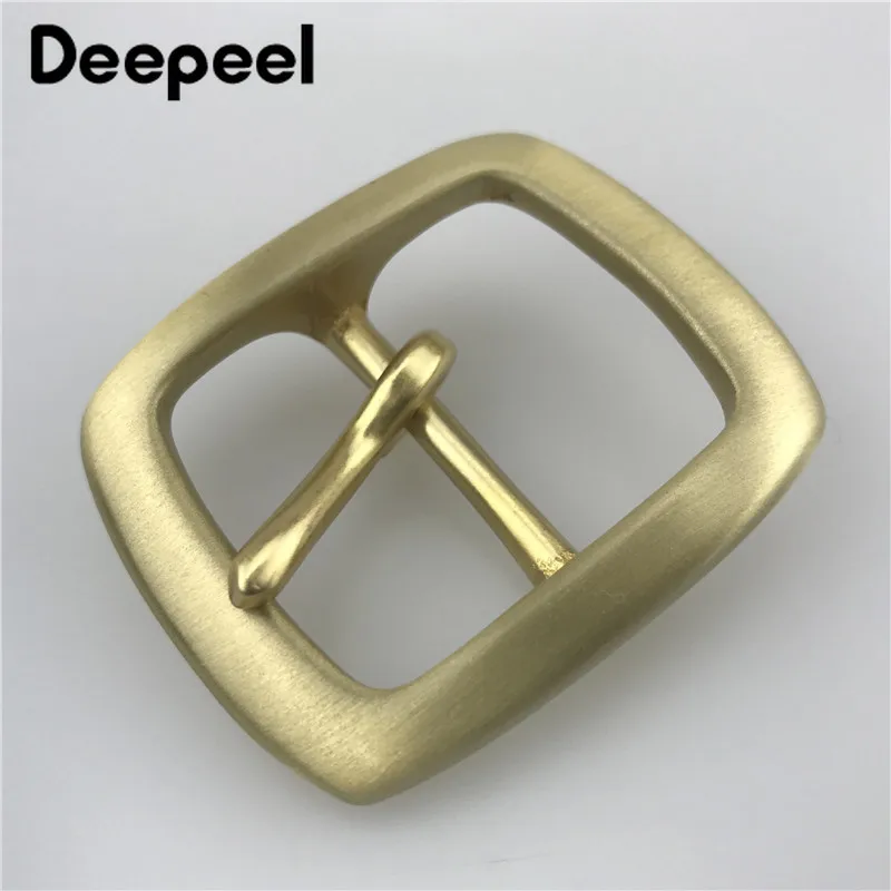 Deepeel твёрдая латунная пряжка для Для мужчин Металл контактный пряжки ремня 34 35 мм