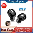 Беспроводные Bluetooth-наушники Mini X9, 5,0, игровая Спортивная гарнитура с микрофоном, стереонаушники для режима свободные руки для всех телефонов