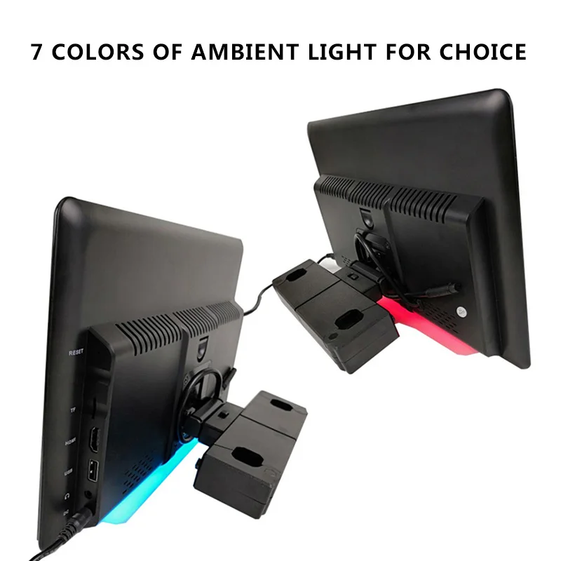 11,6-дюймовый монитор для автомобильной подголовниковой системы с сенсорным экраном Android 9.0 2 ГБ + 16 ГБ 4K 1080P WIFI / Bluetooth / USB / SD / HDMI / FM / Miracast / Mirror Link.