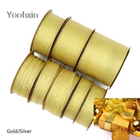8 sizes fashion gold lace fabric trim ribbon cord diy sewing applique christmas gift decor