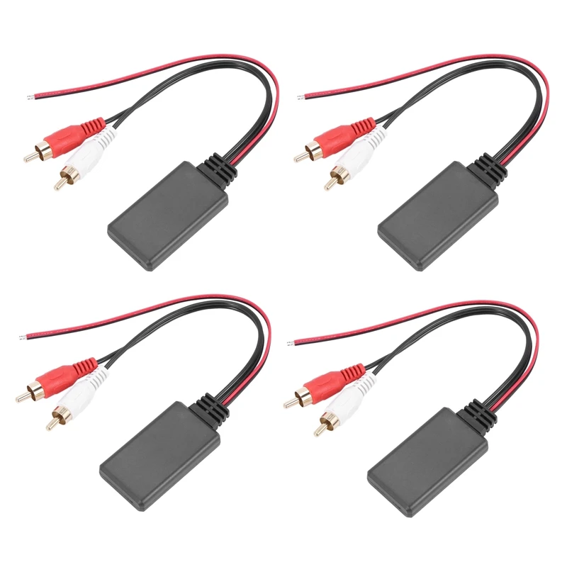 

4X Car Universal Wireless Bluetooth Module Music Adapter Rca Aux Audio Cable