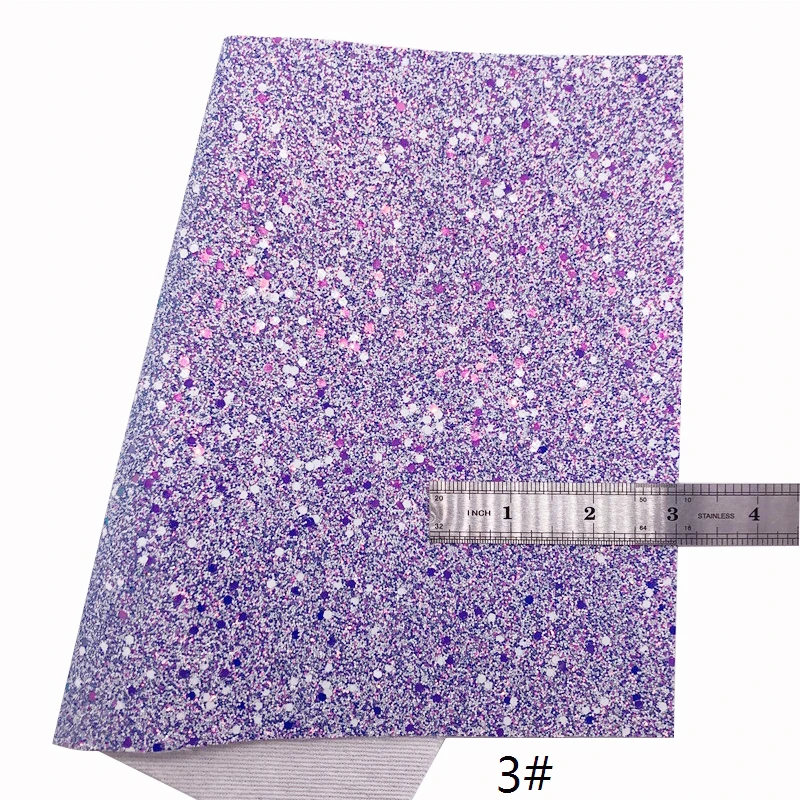 Фиолетовая объемная блестящая кожаная ткань с золотыми полосками искусственная