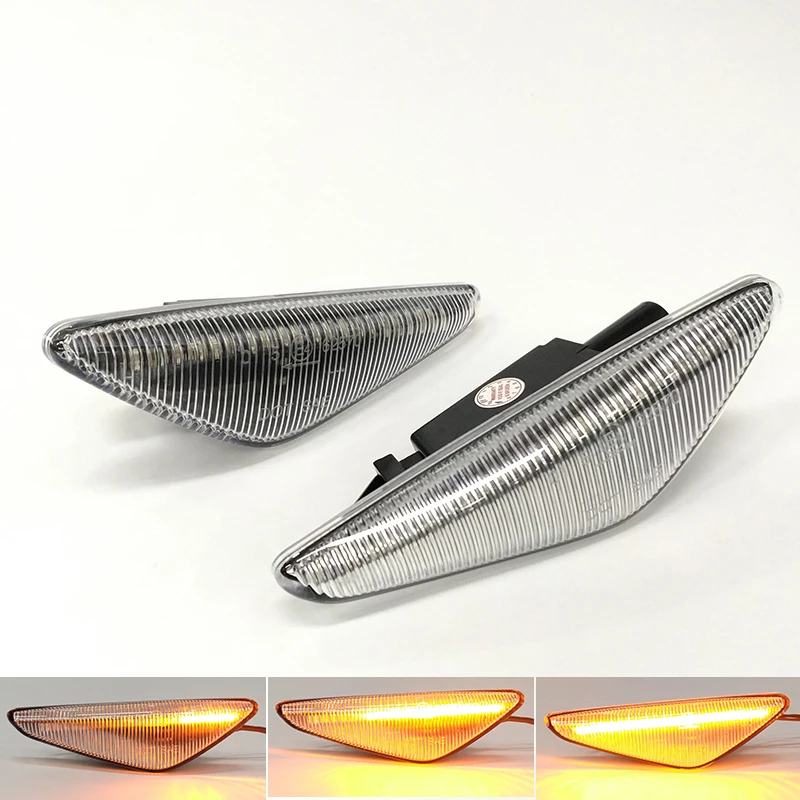 Светодиодный индикатор повторителя сбоку динамический сигнал поворота мигающий