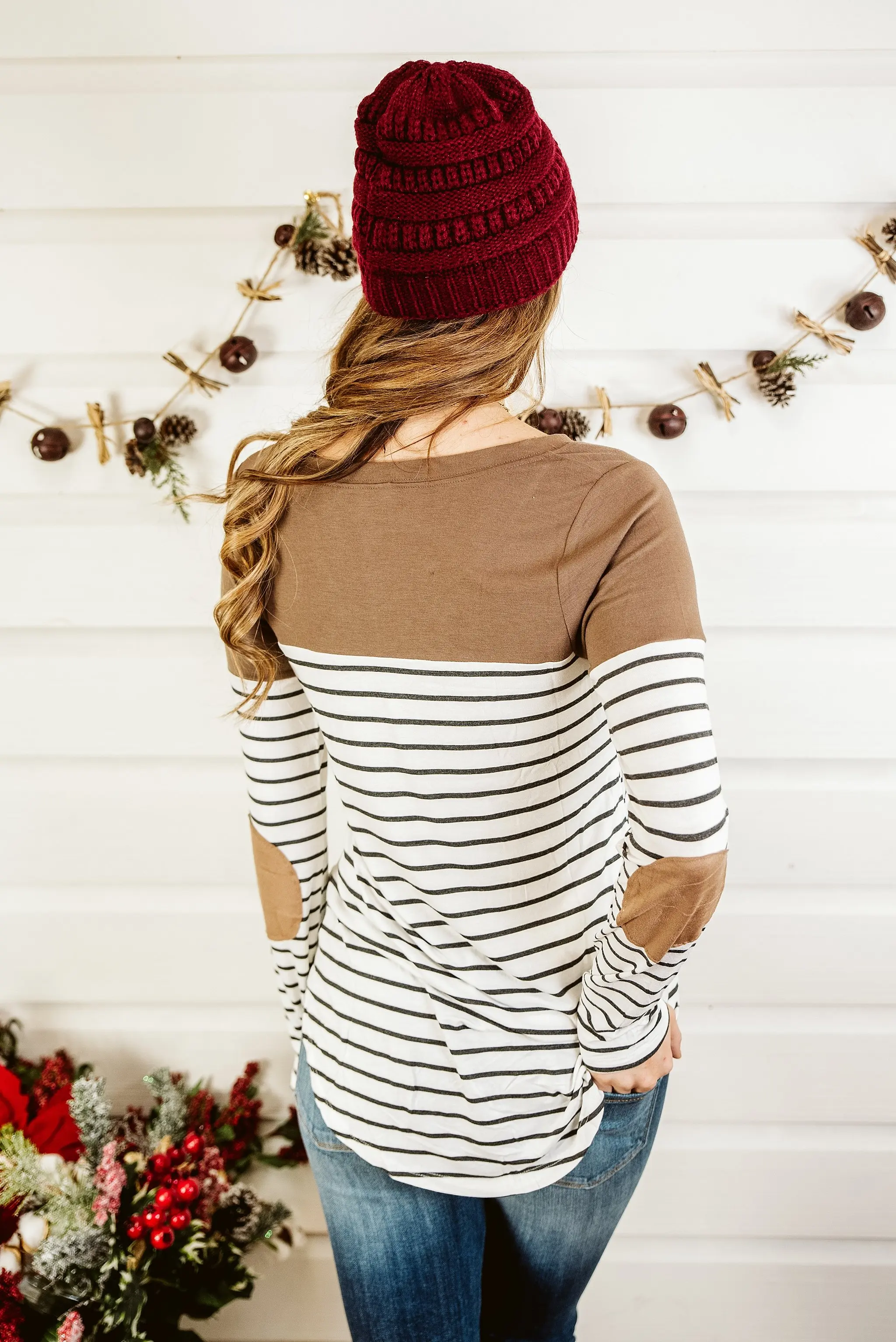 

Women Pregnant Maternity Clothes Nursing Tops Breastfeeding Striped T-Shirt
