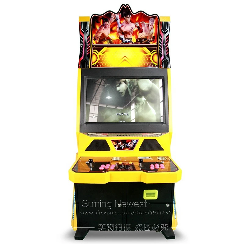 Аркадный шкаф видеоигры симулятор игровой автомат с монетами для центра