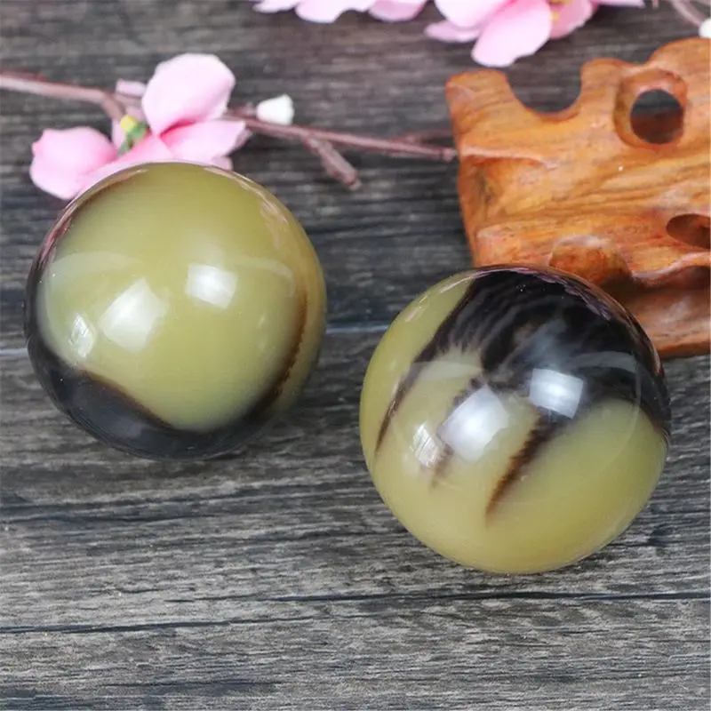 

New One Pair Chinese Health Balls Baoding Resin Ball Massage Balls EDC For Hand Therapy Exercise and Stress Relief