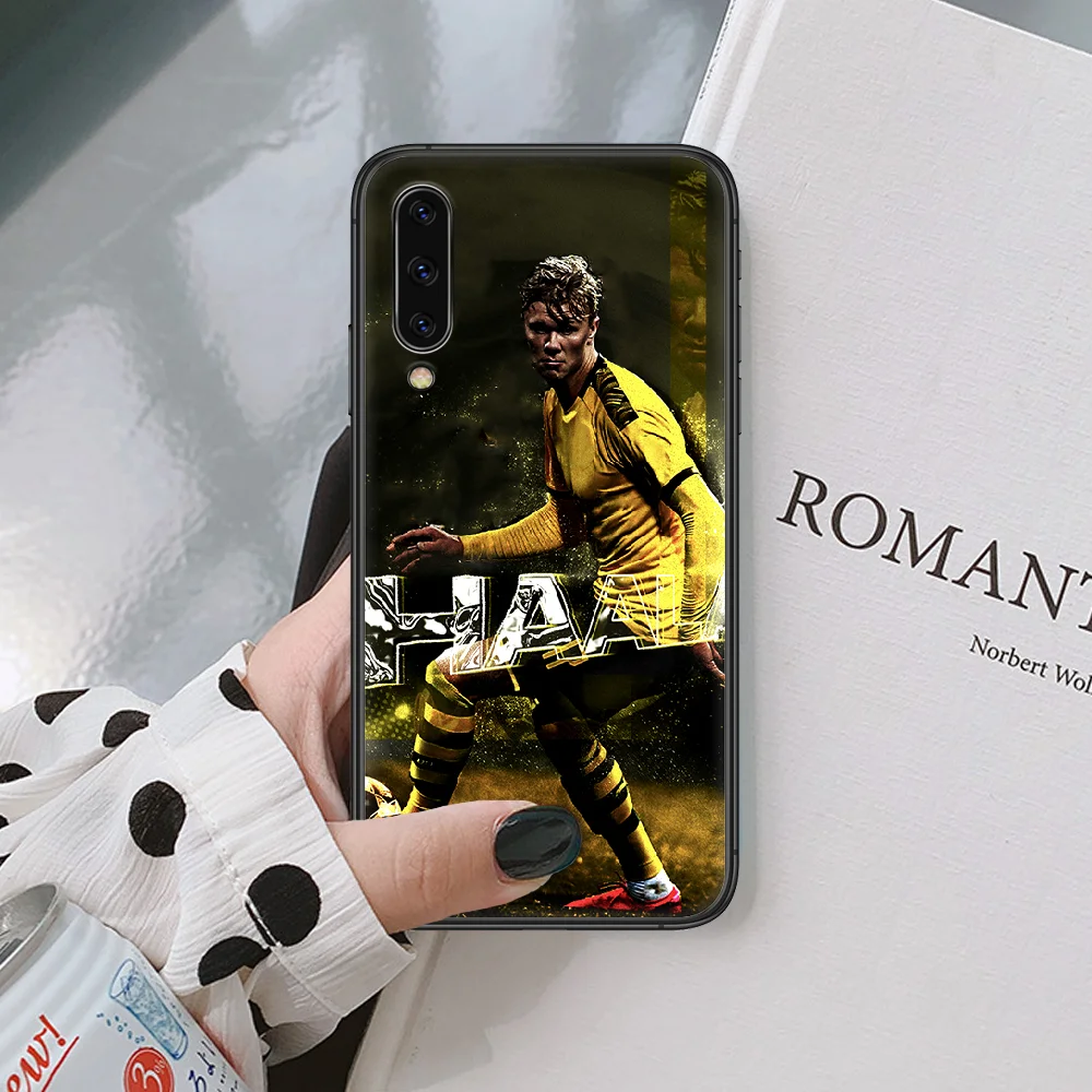 

Erling Haaland Soccer Football 17 Phone case For Samsung Galaxy A 3 5 7 8 10 20 E 21 30 S 40 50 51 70 71 black black back