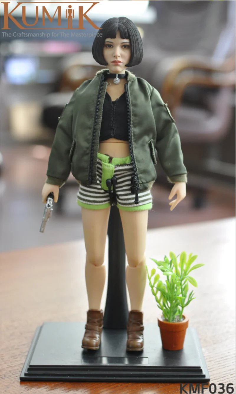 

1/6th Female Soldier Bra Cow Camouflage Trousers Red Slacks Clothing Accessories Model fit kumik KMF036 Little Girl Body AZONES