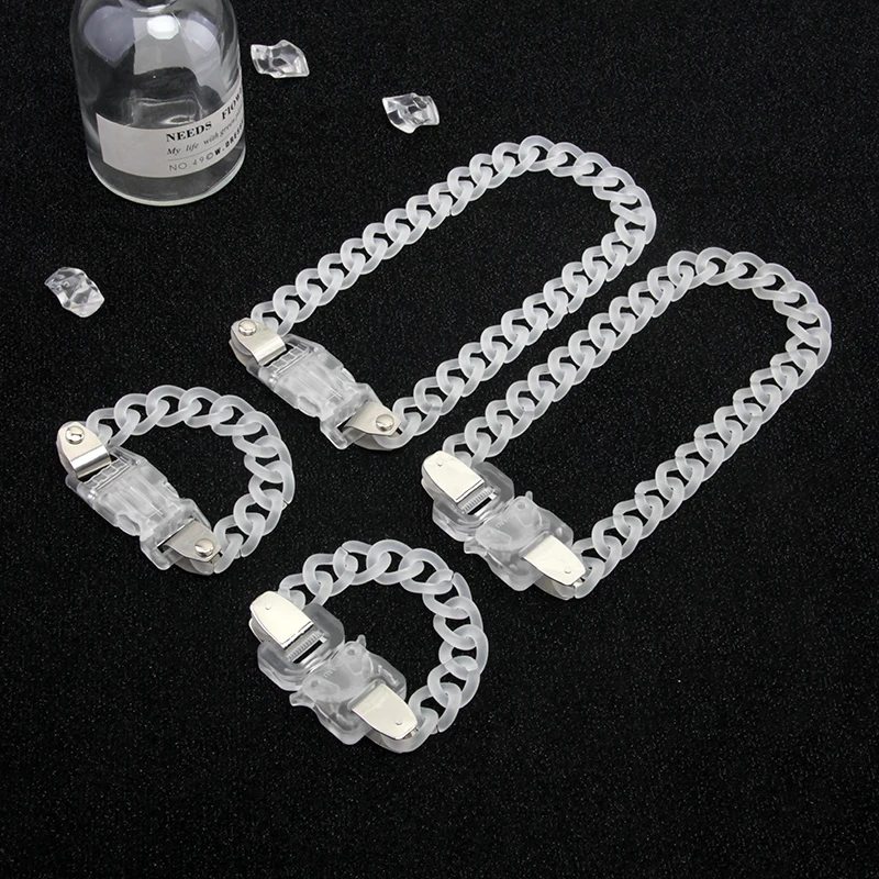 Цепочка-чокер Женская акриловая прозрачная 2020 | Украшения и аксессуары