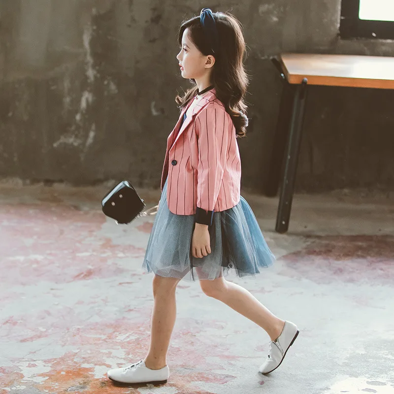 Школьная одежда комплекты детской одежды осенние для маленьких девочек