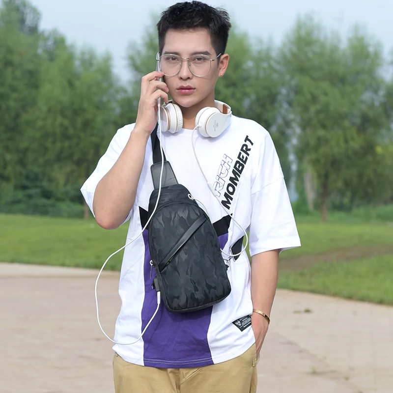 DINGXINYIZU, мужские мини сумки через плечо, для мальчиков, маленькие, на одно плечо, нагрудная сумка, usb зарядка, слинг, дорожная сумка, упаковка, мужские сумки-мессенджеры