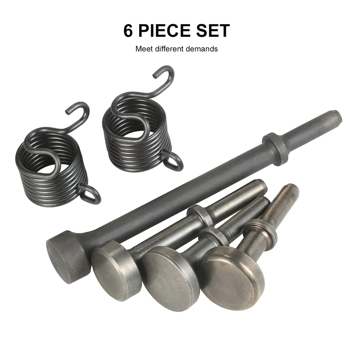 

KKmoon 6 шт разглаживания Пневматический воздушный молот кузнеца с алмазным напылением для 40Cr Сталь пневматическое долото биты с пружиной