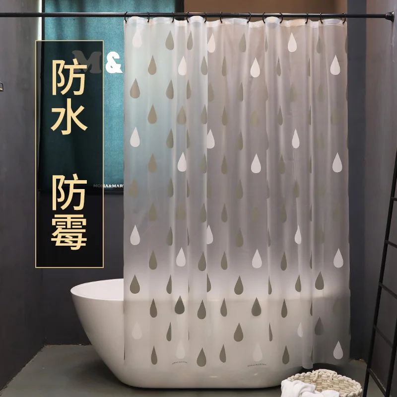 Отдельная Водонепроницаемая душевая занавеска прозрачная для душа в эстетике