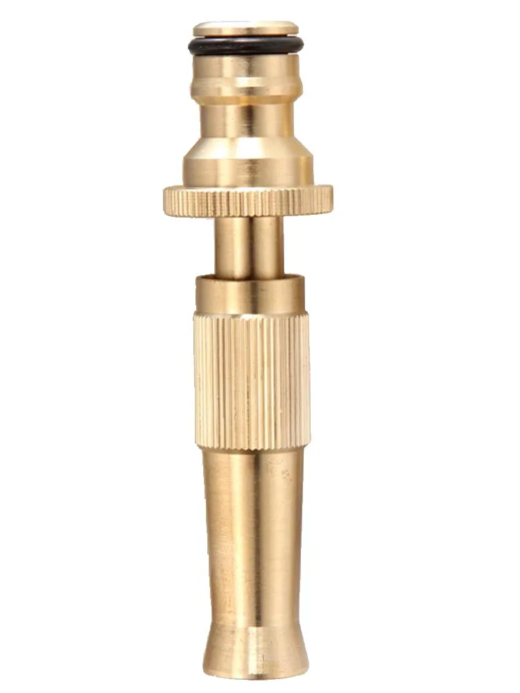 Золотой шланг высокого давления лейка 3/4 дюйма латунная головка садовая насадка